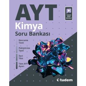 Tudem Yayınları AYT Kimya Soru Bankası Yeni