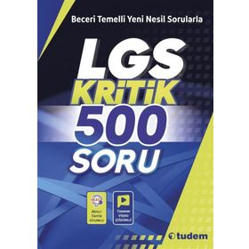 Tudem Yayınları LGS Kritik 500 Soru