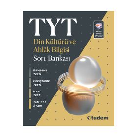 Tudem Yayınları Tudem TYT Din Kültürü ve Ahlak Bilgisi Soru Bankası