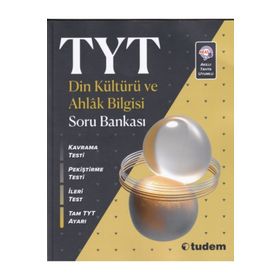 Tudem Yayınları Tudem TYT Din Kültürü ve Ahlak Bilgisi Soru Bankası