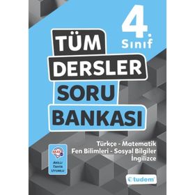 Tudem Yayınları TY0042 4. Sınıf Tüm Dersler Soru Bankası