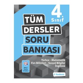 Tudem Yayınları TY0042 4. Sınıf Tüm Dersler Soru Bankası
