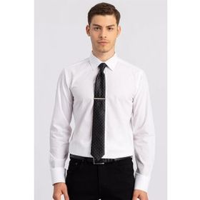 Tudors 1121441151 Modern Slim Fit Poplin Pamuk Efekt Erkek Gömlek