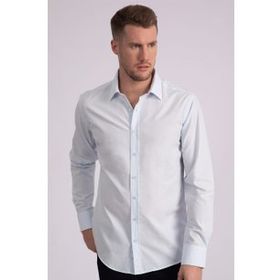 Tudors 1121441151 Modern Slim Fit Poplin Pamuk Efekt Erkek Gömlek