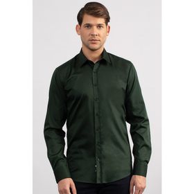 Tudors 1121441279 Modern Slim Fit Koton Saten Premium Seri Erkek Gömlek