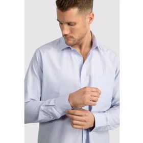 Tudors 1502327226 Klasik Fit Rahat Kesim Çizgili Erkek Gömlek
