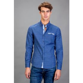 Tudors 1506332970 Slim Fit Dar Kesim Kareli Erkek Gömlek
