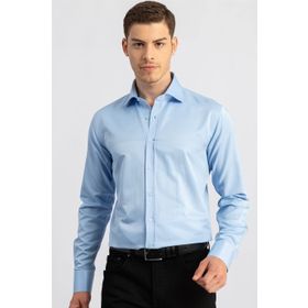 Tudors 1523256449 Modern Fit Dar Kesim Düz Saten Erkek Gömlek