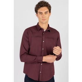 Tudors 1691466879 Slim Fit Uzun Kol Metal Düğme Denim Erkek Gömlek