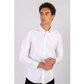 Tudors 1855031999 Slim Fit Kravatlık Erkek Gömlek
