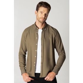 Tudors DR230001-300 Slim Fit Kışlık Yün Viskon Erkek Gömlek