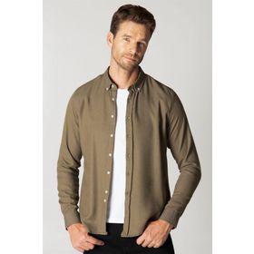 Tudors DR230001-300 Slim Fit Kışlık Yün Viskon Erkek Gömlek