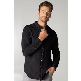 Tudors DR230001-301 Slim Fit Kışlık Yün Viskon Erkek Gömlek