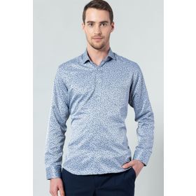 Tudors Kl17045-739 Klasik Fit Desenli Erkek Gömlek