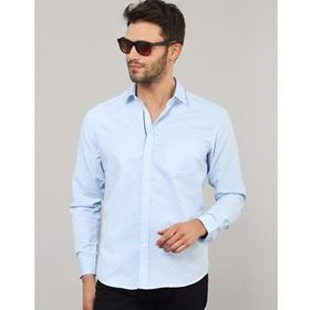 Tudors Kl17045-739 Klasik Fit Desenli Erkek Gömlek