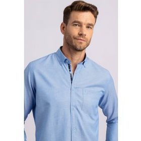Tudors Klasik Fit Rahat Kesim Poplin Oxford Erkek Gömlek