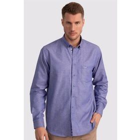 Tudors Klasik Fit Rahat Kesim Poplin Oxford Erkek Gömlek