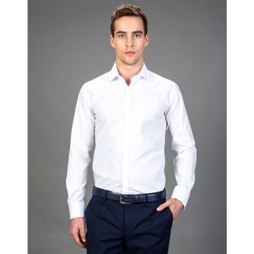 Tudors Modern Slim Fit Çift Manşet Erkek Gömlek