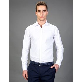 Tudors Modern Slim Fit Çift Manşet Erkek Gömlek