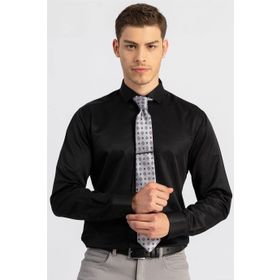 Tudors Modern Slim Fit Düz Erkek Gömlek