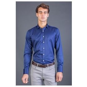 Tudors Modern Slim Fit Düz Erkek Gömlek