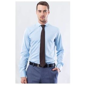 Tudors Modern Slim Fit Düz Erkek Gömlek