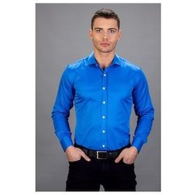 Tudors Modern Slim Fit Düz Erkek Gömlek