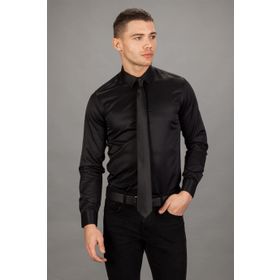 Tudors Modern Slim Fit Uzun Kol Düz Erkek Gömlek