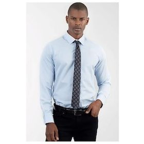 Tudors Modern Slim Fit Uzun Kol Düz Erkek Gömlek