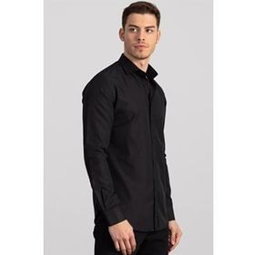 Tudors Slim Fit Dar Kesim Düz Erkek Gömlek