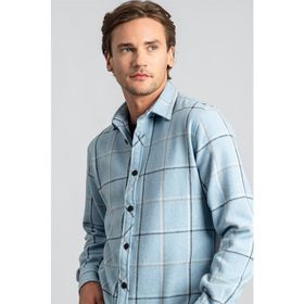 Tudors Slim Fit Kışlık Ekoseli Oduncu Erkek Gömlek