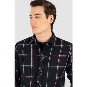 Tudors Slim Fit Kışlık Ekoseli Oduncu Erkek Gömlek