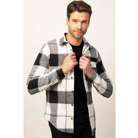 Tudors Slim Fit Kışlık Ekoseli Oduncu Erkek Gömlek