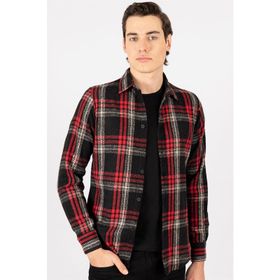 Tudors Slim Fit Kışlık Oduncu Kareli Erkek Gömlek