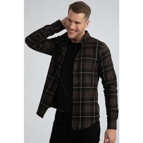 Tudors Slim Fit Kışlık Oduncu Kareli Erkek Gömlek
