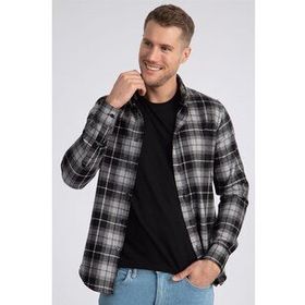 Tudors Slim Fit Kışlık Oduncu Kareli Erkek Gömlek
