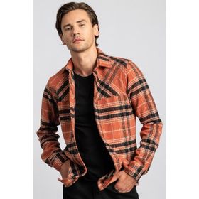 Tudors Slim Fit Kışlık Oduncu Kareli Erkek Gömlek