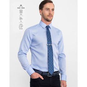 Tudors Slim Fit Mavi Erkek Gömlek