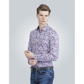 Tudors Slim Fit Mavi Erkek Gömlek