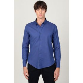 Tudors Slim Fit Uzun Kol Düğmeli Erkek Gömlek