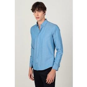 Tudors Slim Fit Uzun Kol Düğmeli Erkek Gömlek