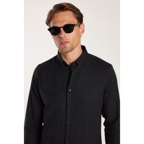 Tudors Slim Fit Uzun Kol Düğmeli Erkek Gömlek