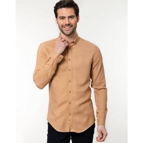 Tudors Süper Slim Fit Likralı Beyaz Gömlek