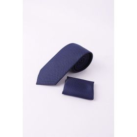 Tudors Tıe Handkerchıef Sand Indigo Kravat