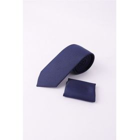 Tudors Tıe Handkerchıef Sand Indigo Kravat