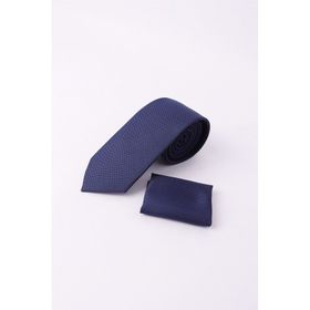 Tudors Tıe Handkerchıef Sand Indigo Kravat