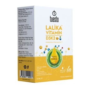 Tuesto Lalika Vitamin D3 K2 10 ml Damla