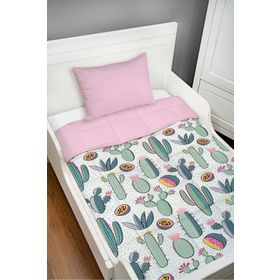 Tuğba Kuğu Montessori 95x195 cm Iconic Serisi Ekoseli Gelincikler Yorgan Seti