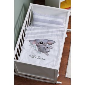 Tuğba Kuğu Pure Baby Serisi Bebek ve Anne Koala 60x100 cm Anne Yanı Beşik Nevresim Takımı