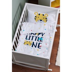 Tuğba Kuğu Pure Baby Serisi Happy Lion 60x100 cm Anne Yanı Beşik Nevresim Takımı
